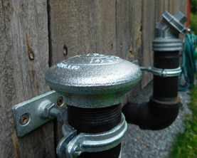 oil fill pipe